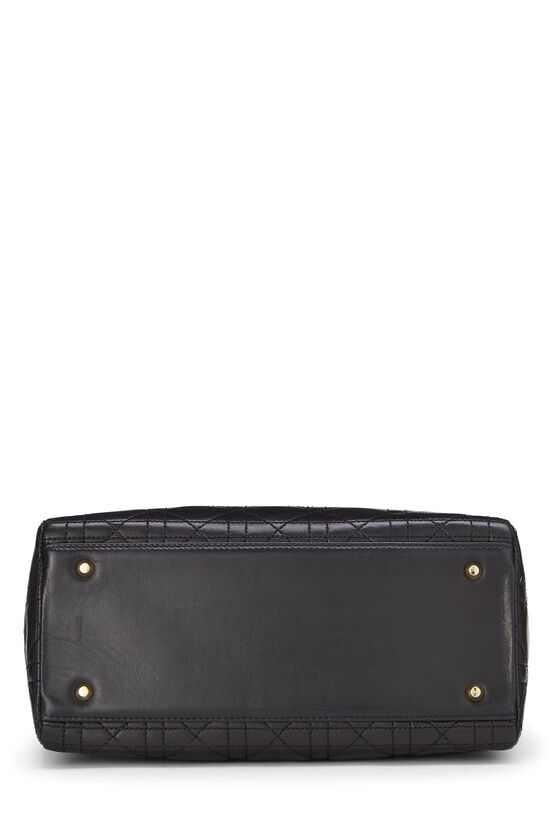 Black Cannage Quilted Lambskin Lady Dior Medium, , large image number 4