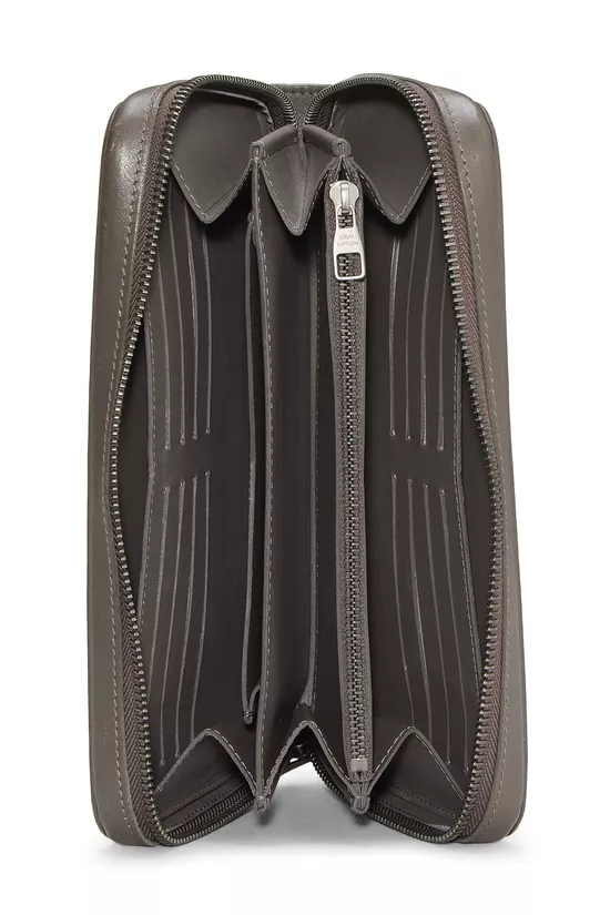 Grey Damier Infini Zippy XL, , large image number 3