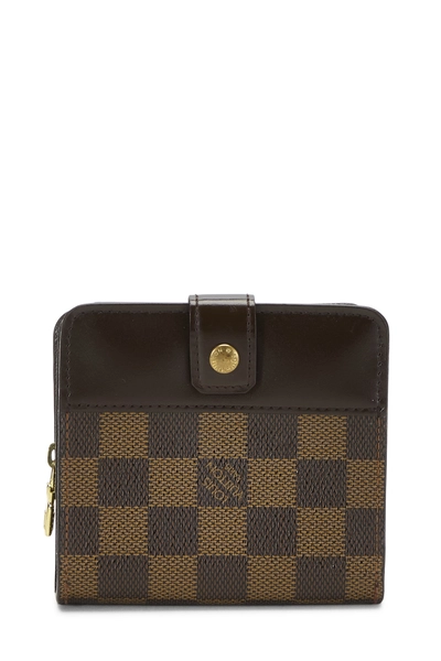 Damier Ebene Compact Zip Wallet