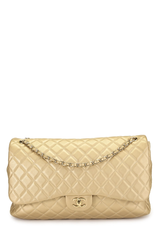 Gold Calfskin New Classic Flap XXL, , large image number 0