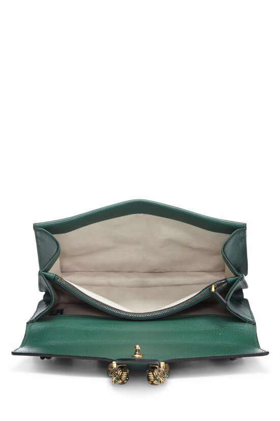 Green Leather Dionysus Shoulder Bag Small, , large image number 6