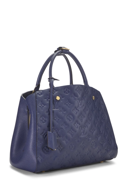 Louis Vuitton Blue Monogram Empreinte Montaigne MM — photo 2