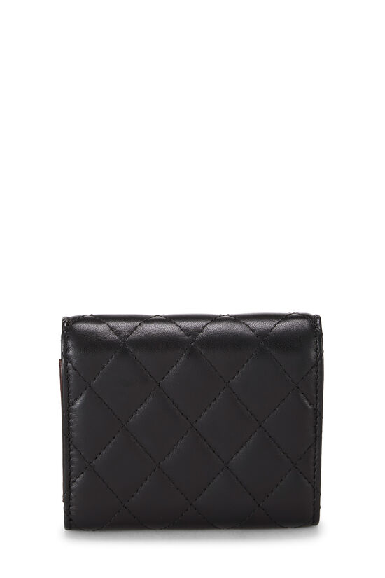 Black Lambskin Classic Flap Wallet, , large image number 2