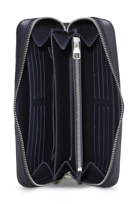 Navy Damier Infini Zippy XL, , large image number 3