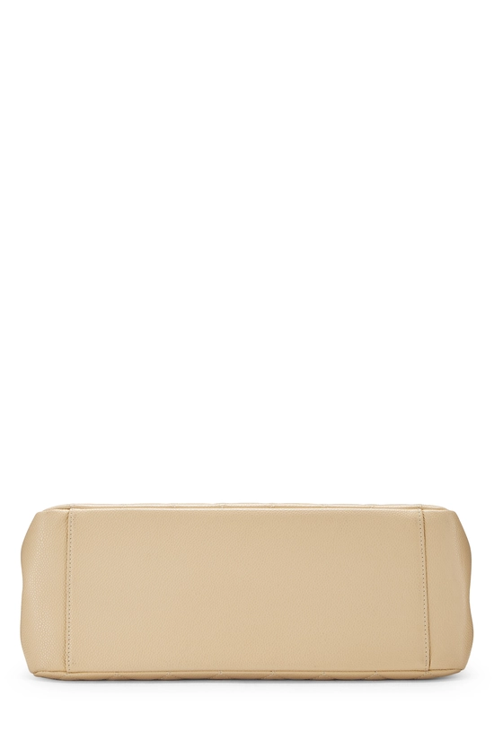 Beige Quilted Caviar Grand Shopping Tote (GST), , large image number 4