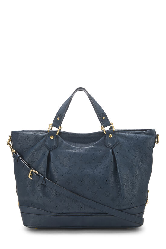 Blue Monogram Mahina Leather Stellar GM, , large image number 3