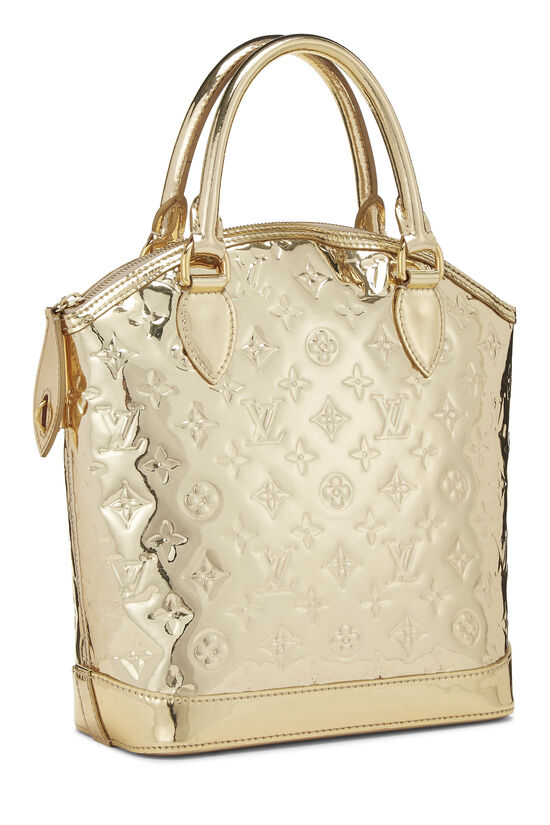Louis Vuitton Limited Edition Gold Monogram Miroir Lockit Bag