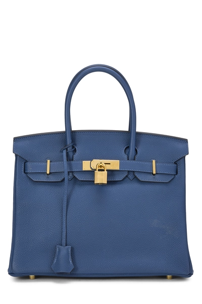 Deep Blue Togo Birkin 30
