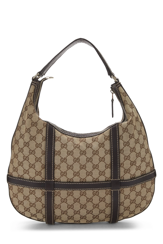 Brown Original GG Canvas Royal Hobo Bag, , large image number 3