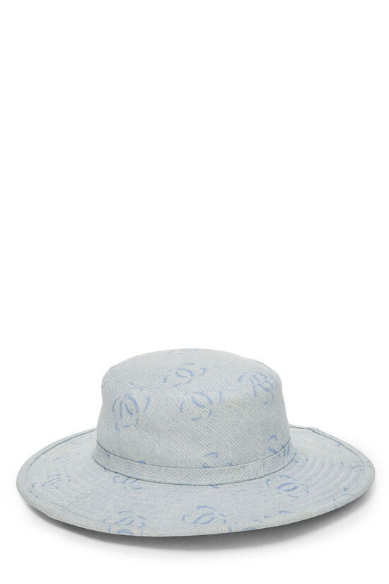 Blue 'CC' Cotton Hat, , large image number 1