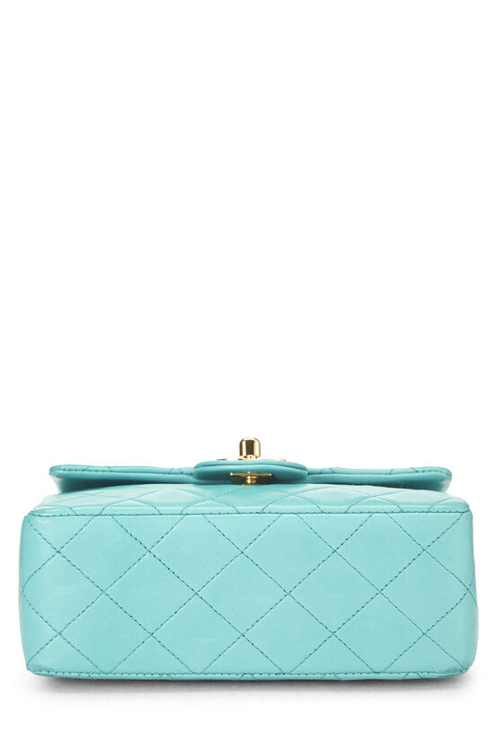 Blue Lambskin Handbag Mini, , large image number 4