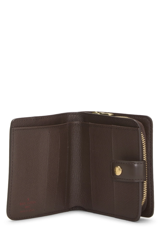Damier Ebene Compact Zip Wallet, , large image number 3