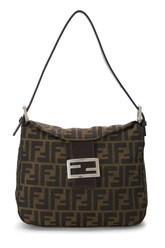 Brown Zucca Canvas Shoulder Bag, , large image number 0