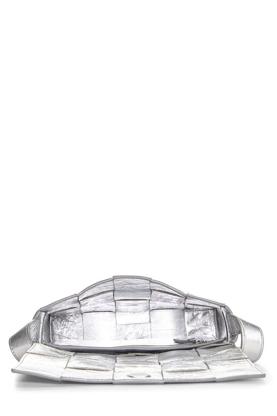 Silver Maxi Intrecciato Cassette, , large image number 5