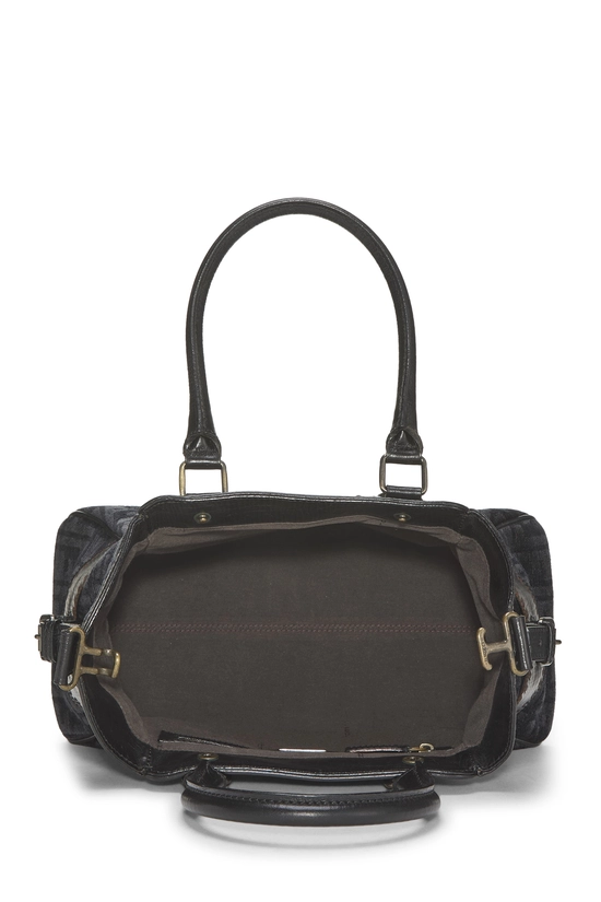 Black Zucca Velour Bag Du Jour Small, , large image number 5