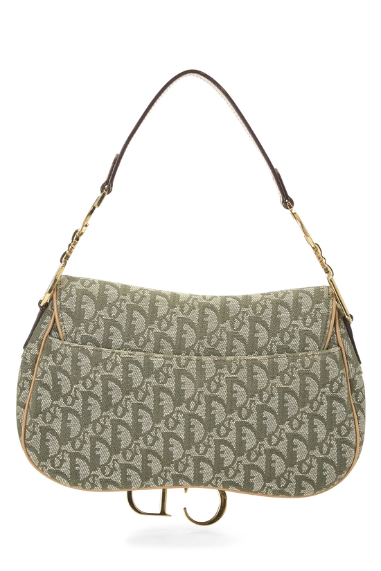 Green Trotter Canvas Double Saddle Bag, , large image number 3