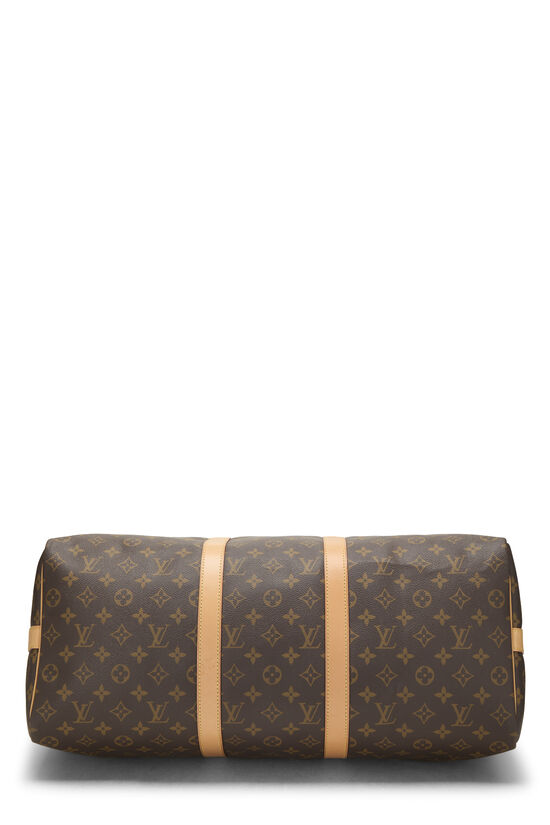 Monogram Canvas Keepall Bandouliere 50, , large image number 4