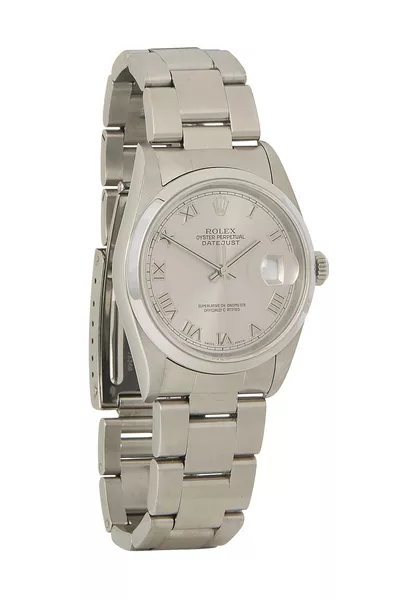 Stainless Steel Roman Datejust 16200 36mm