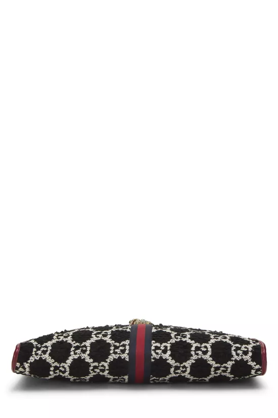 Multicolor Tweed Web Rajah Tote Large, , large image number 4