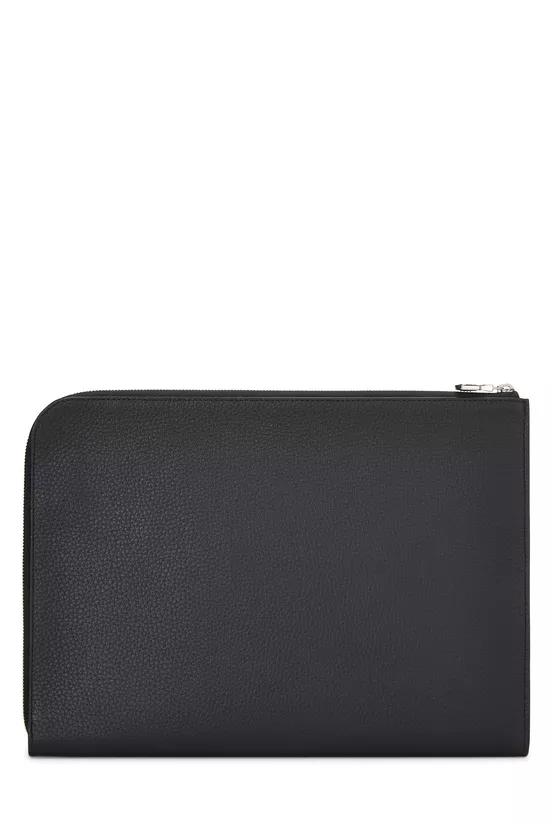 Black Taurillon Pochette Jour GM, , large image number 2