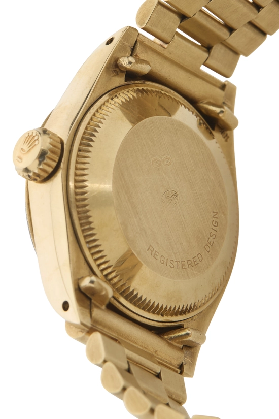 Gold Linen Dial Bark President 6927 26mm, , large image number 6