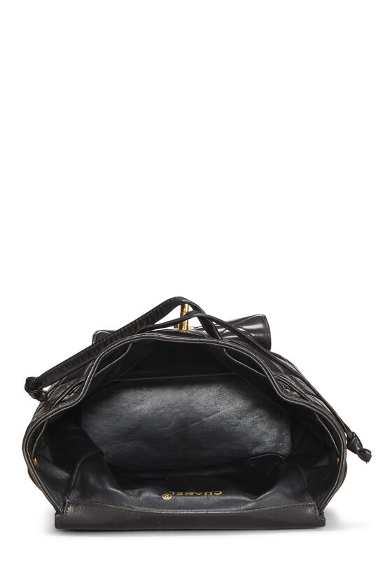Chanel Black Quilted Lambskin Classic Backpack Medium Q6B0NE1IK7108
