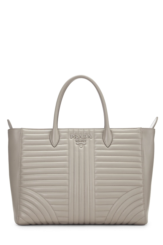 Grey Calfskin Diagramme Convertible Tote, , large image number 0