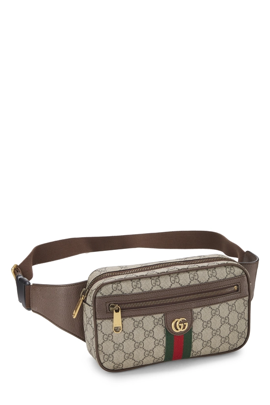 Brown GG Supreme Canvas Ophidia Belt Bag, , large image number 1