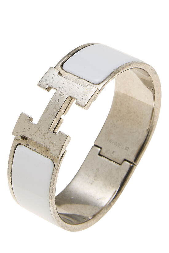 White Enamel Clic-Clac H Wide, , large image number 0