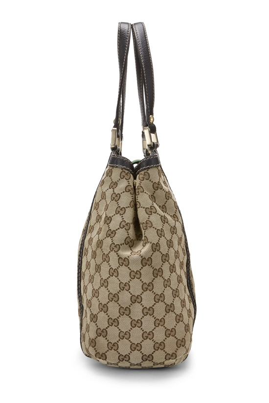 Original GG Canvas New Ladies Web Tote Large, , large image number 2