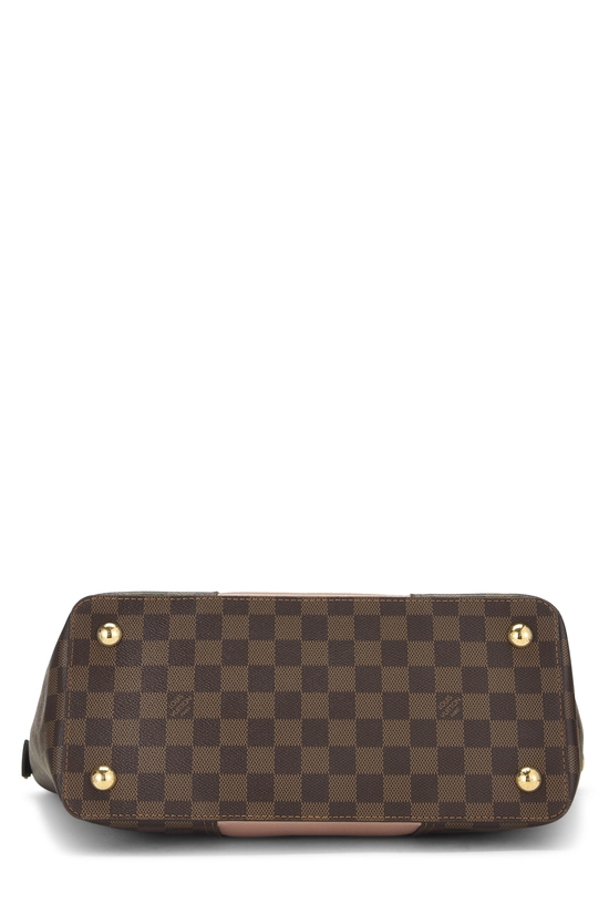 Pink Damier Ebene Jersey Tote, , large image number 4