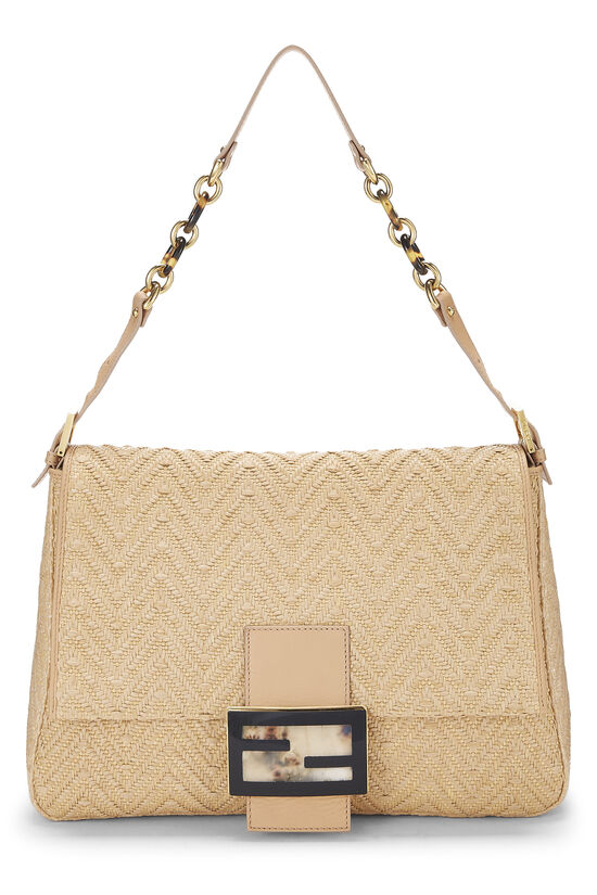 Beige Raffia Forever Mama Large, , large image number 0