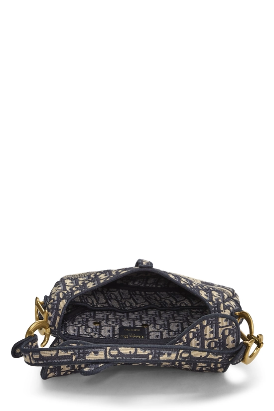 Navy Oblique Saddle Bag NM, , large image number 5