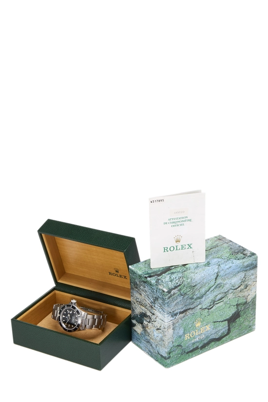 Black Stainless Steel Submariner 16610 40mm, , large image number 1