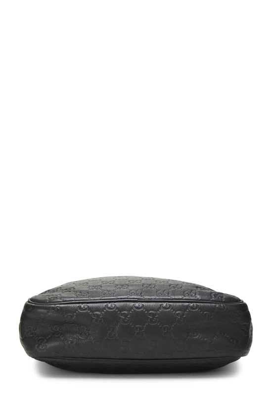 Black Guccissima Leather Vertical Camera Bag, , large image number 4