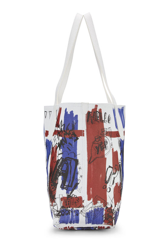 Multicolor Coated Canvas Doodle Reversible Tote, , large image number 4