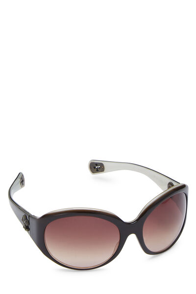 Black Acetate Orbi Sunglasses, , large