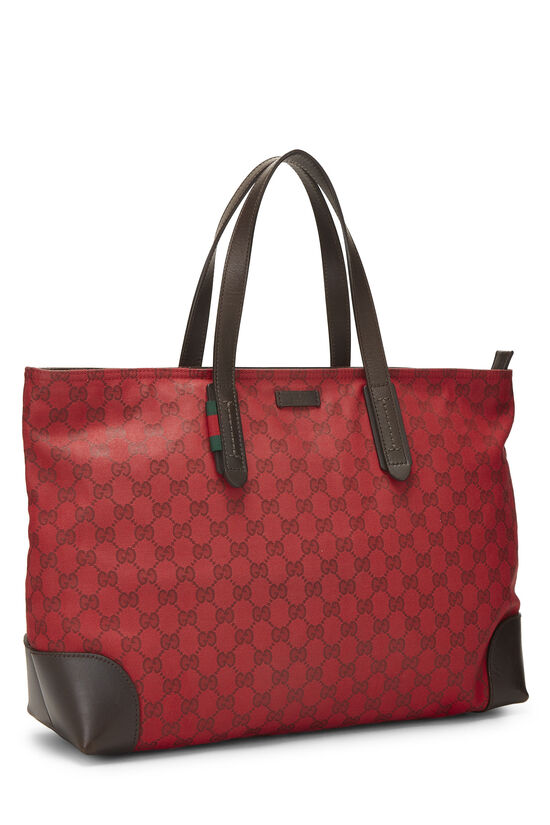 Red GG Canvas Loop Tote Large, , large image number 1
