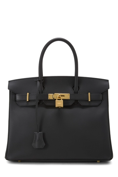 Black Epsom Birkin 30