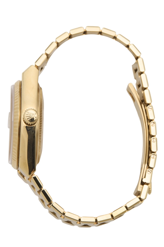 18K Gold Oyster Quartz Day-Date President 19018 36mm, , large image number 2