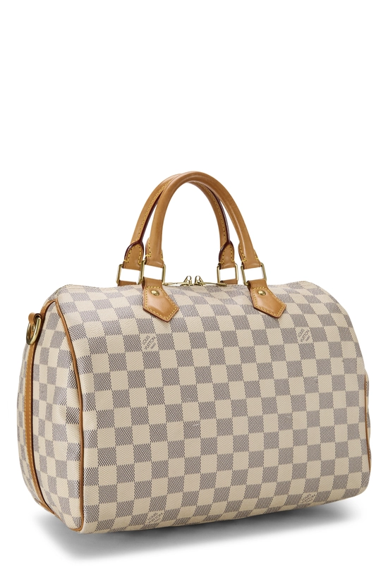 Damier Azur Speedy Bandouliere 30, , large image number 1