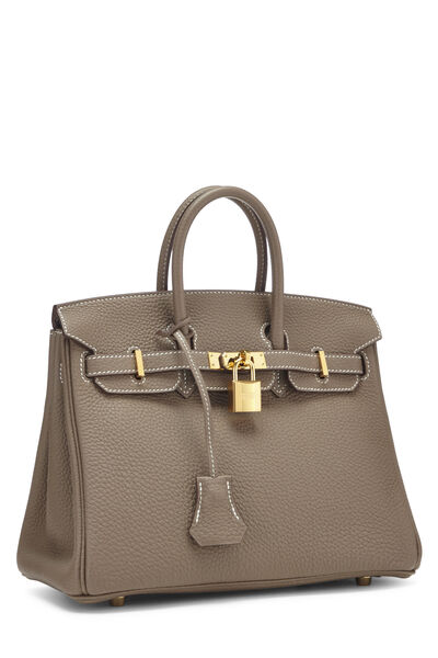 Etoupe Togo Birkin 25, , large