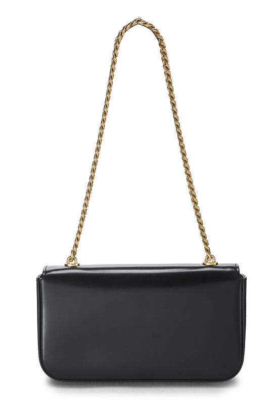 Black Calfskin Claude Chain Shoulder Bag, , large image number 3