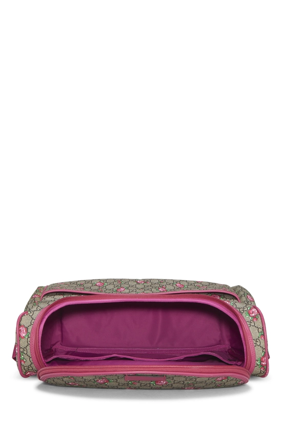 Pink Original GG Supreme Canvas Rosebud Diaper Bag, , large image number 5