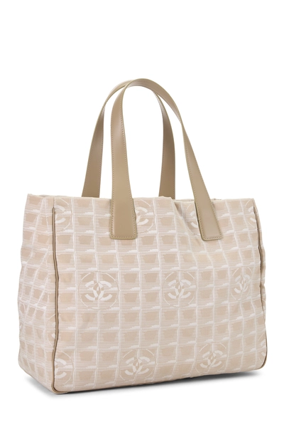 Chanel Beige Nylon Travel Line Tote — photo 2