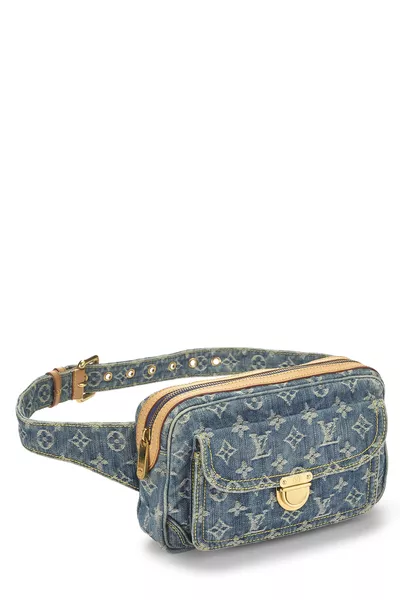 Monogram Denim Bumbag, , large