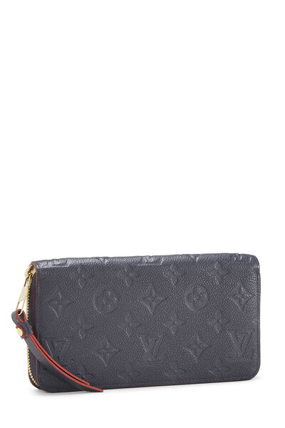 Bleu Infini Monogram Empreinte Zippy Wallet, , large