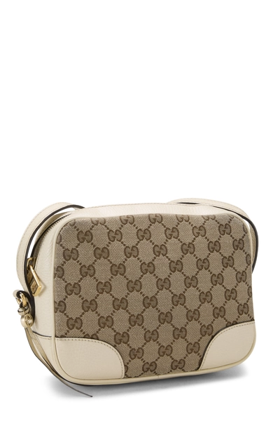 Gucci White Original GG Canvas Bree Crossbody — photo 2