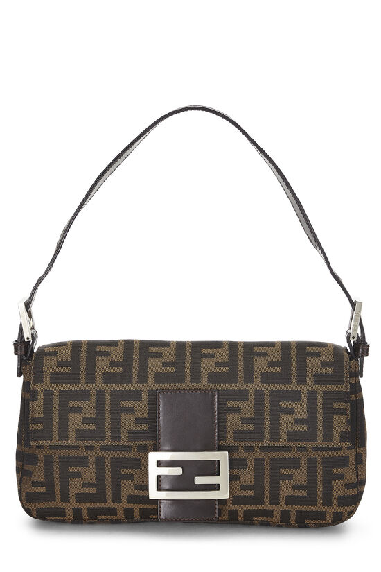 Brown Zucca Canvas Baguette, , large image number 0