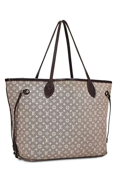 Burgundy Monogram Idylle Neverfull MM, , large